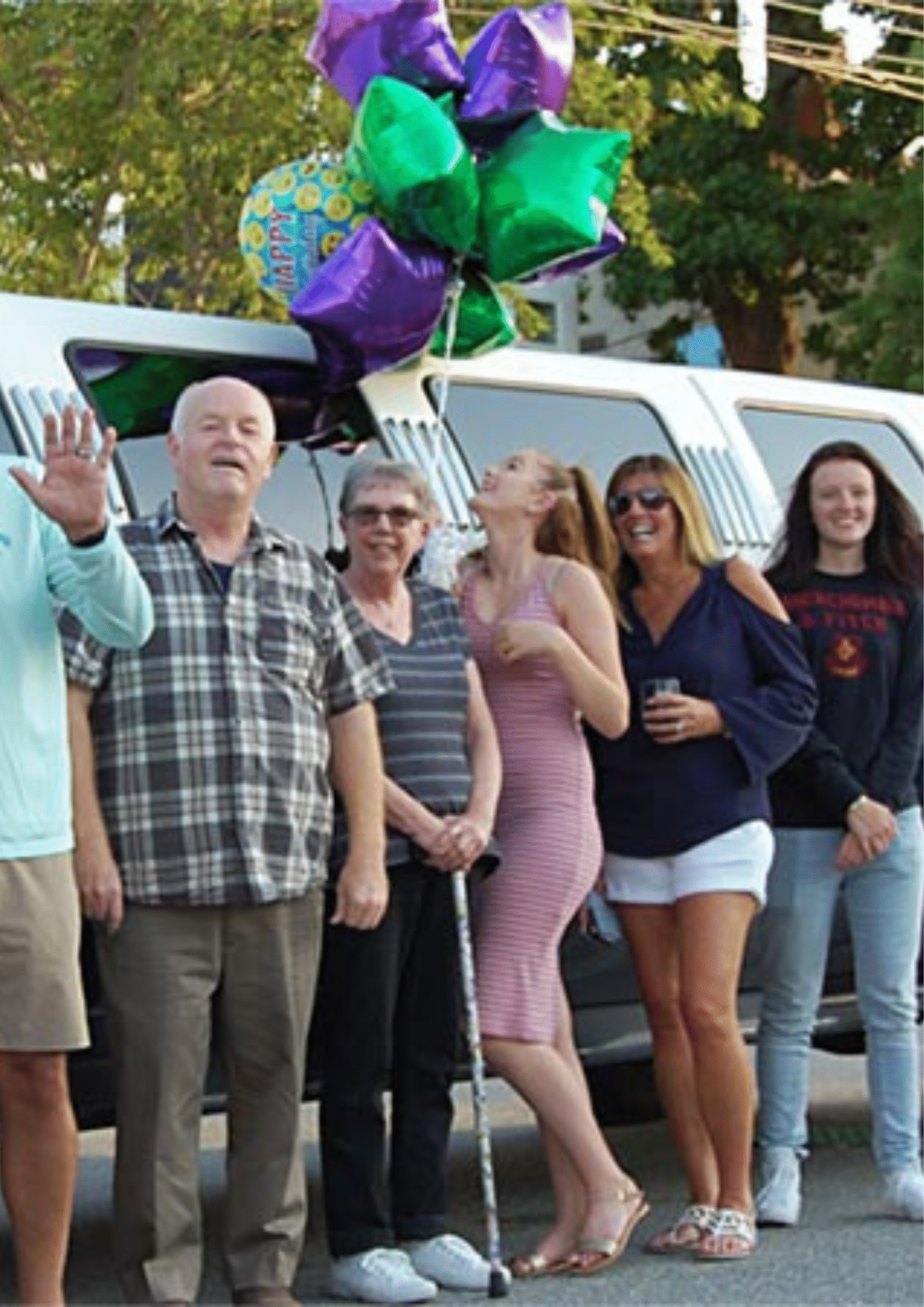 birthday limousine car